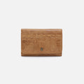 Jill Trifold Wallet In Buffed Leather – Whiskey