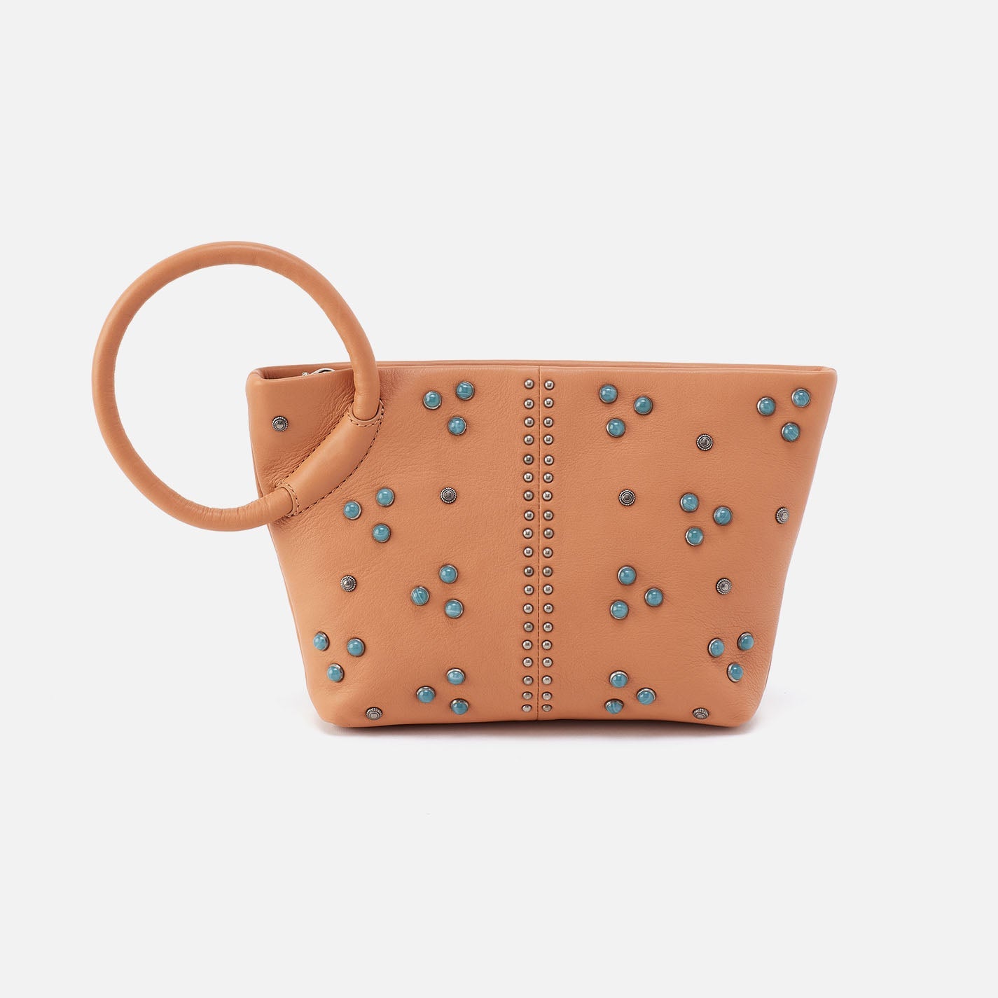 Maggie Clutch In Smooth Leather – Doe