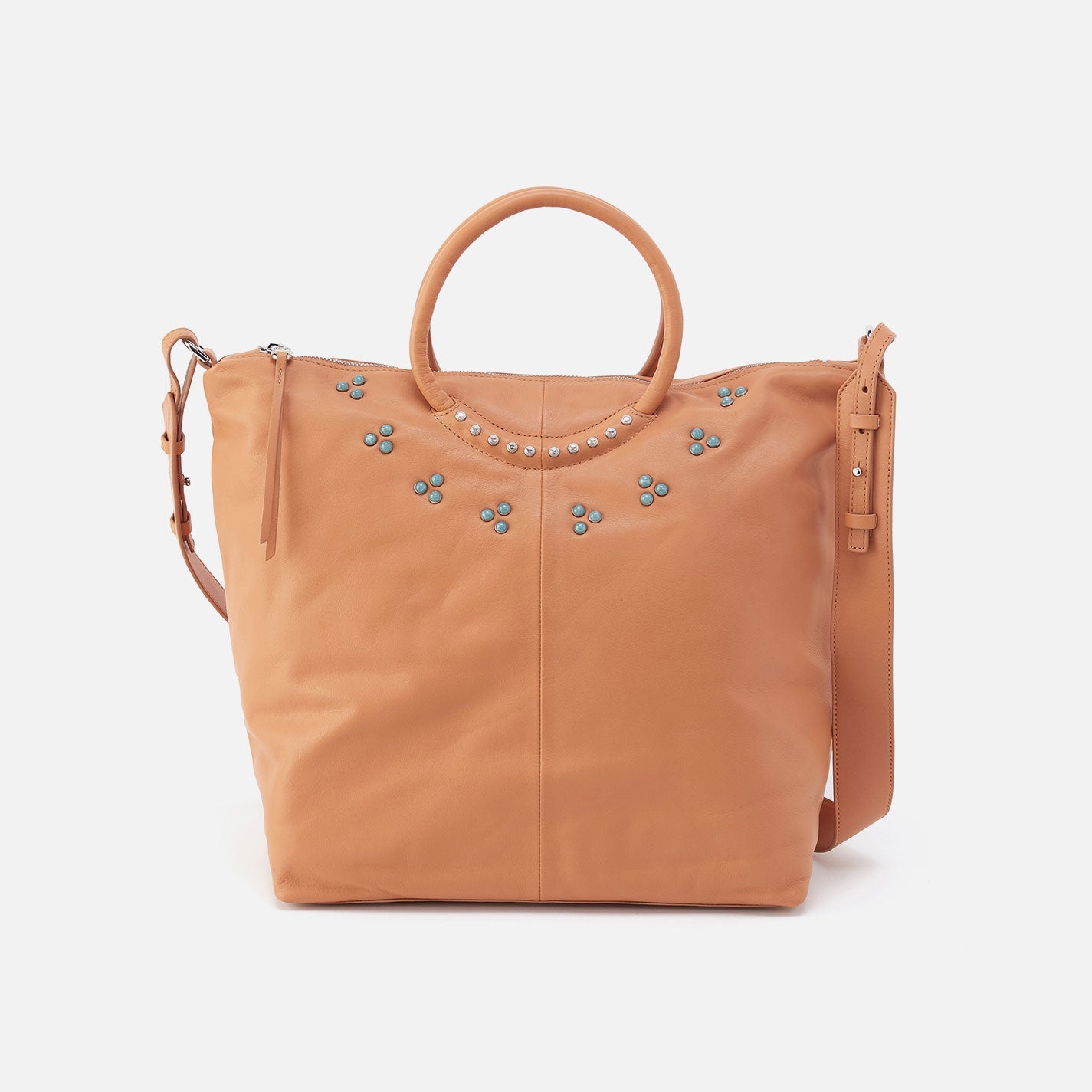 Maggie Satchel In Smooth Leather – Doe