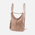 Merrin Convertible Backpack In Buffed Leather – Hazel