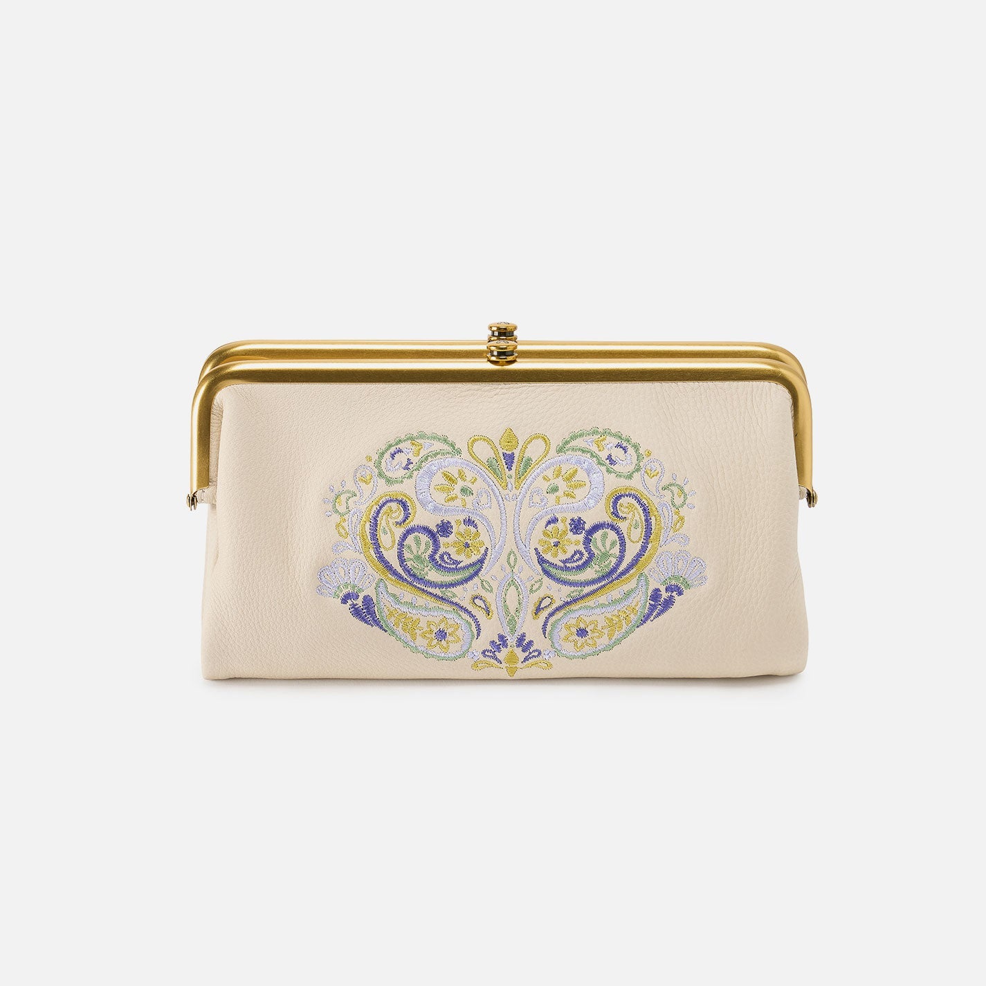 Lauren Clutch-Wallet In Pebbled Leather – Birch