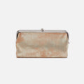 Lauren Clutch-Wallet In Metallic Leather – Saddle Stardust