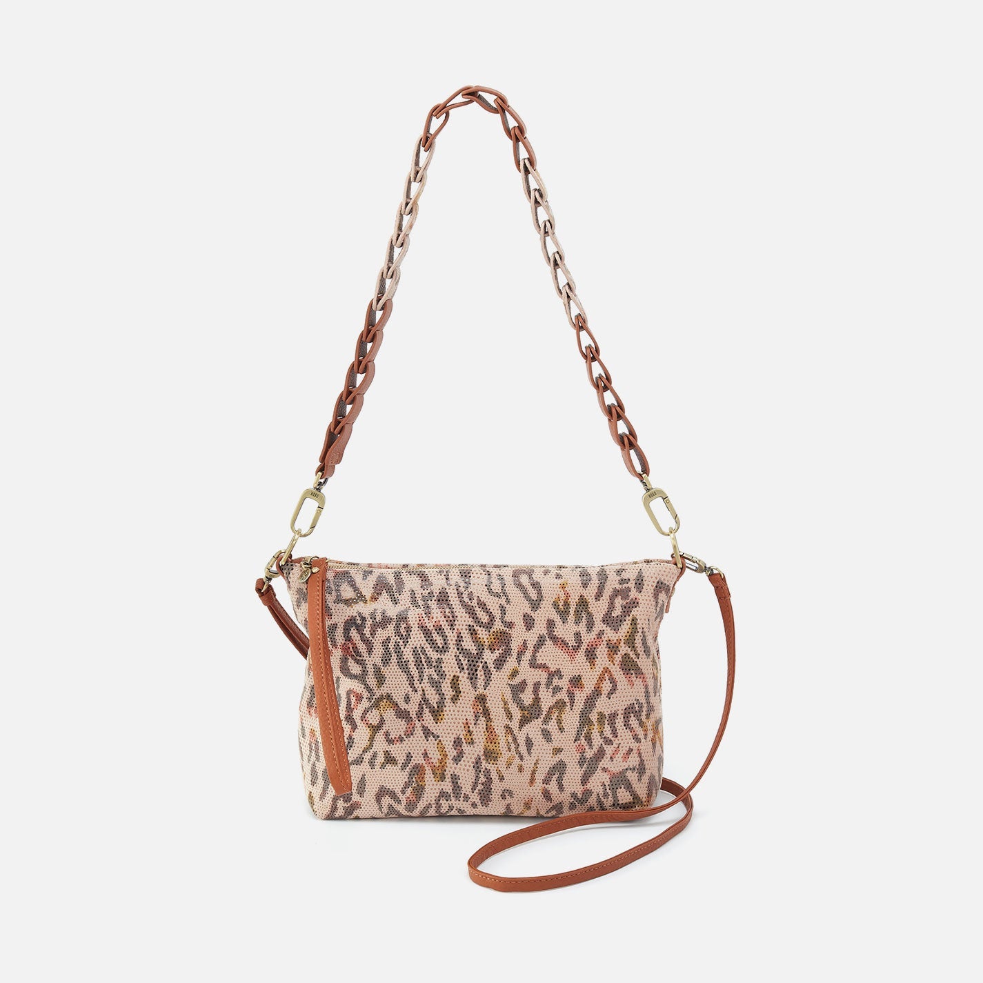 Kori Crossbody In Printed Leather – Summer Safari