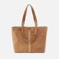 Romy Max Tote in Buffed Leather – Whiskey
