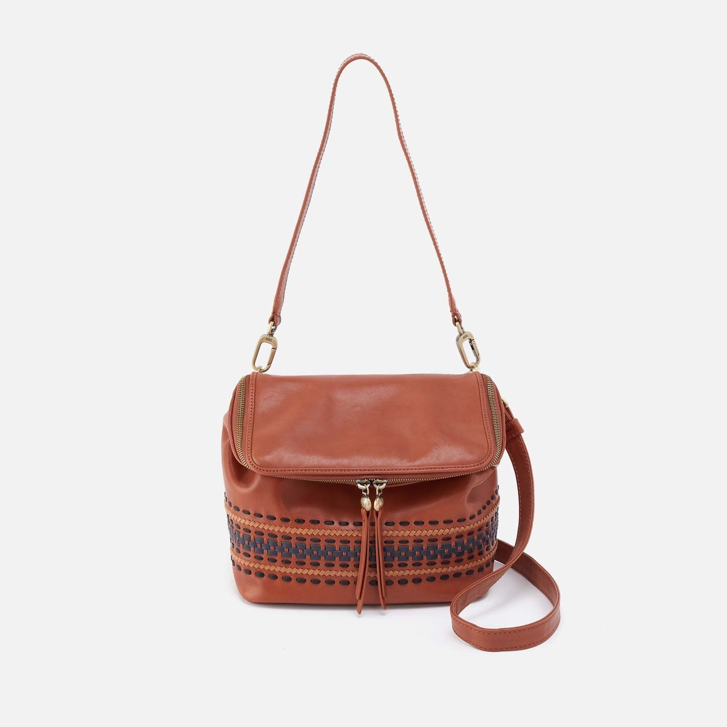 Fernwell Medium Crossbody in Smooth Leather with Multi Stitch – Timberline