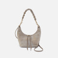 Astrid Small Crossbody in Nubuck Leather – Golden Granite