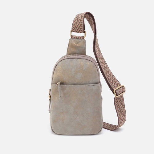 Cass Sling in Nubuck Leather – Golden Granite