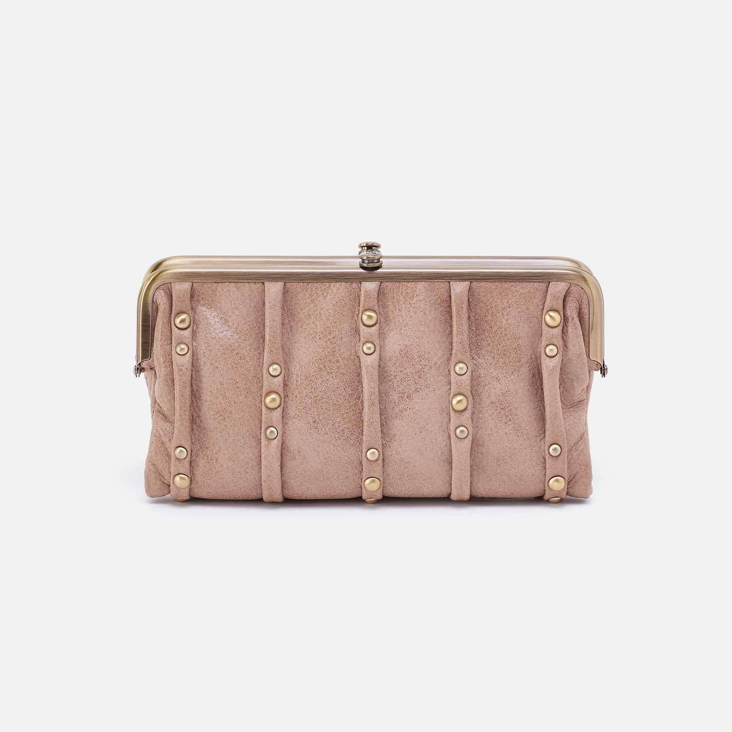 Lauren Clutch-Wallet in Buffed Leather – Hazel