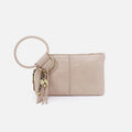 Sable Wristlet in Aniline Gloss Leather – Stone Gloss