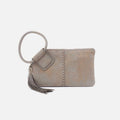 Sable Wristlet in Nubuck Leather – Golden Granite