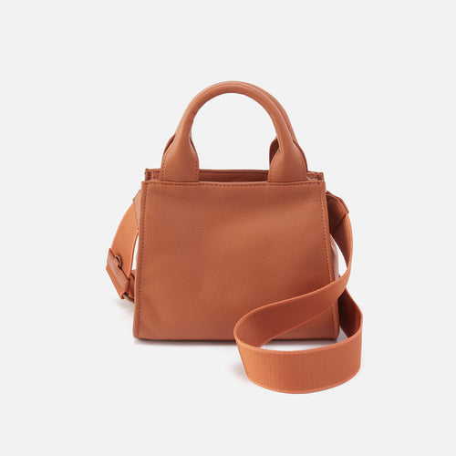 Cass Small Tote In Pebbled Leather – Butterscotch
