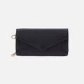 Goldie Large Wallet in Pebbled Leather – Black