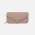 Goldie Large Wallet in Pebbled Leather – Warm Adobe