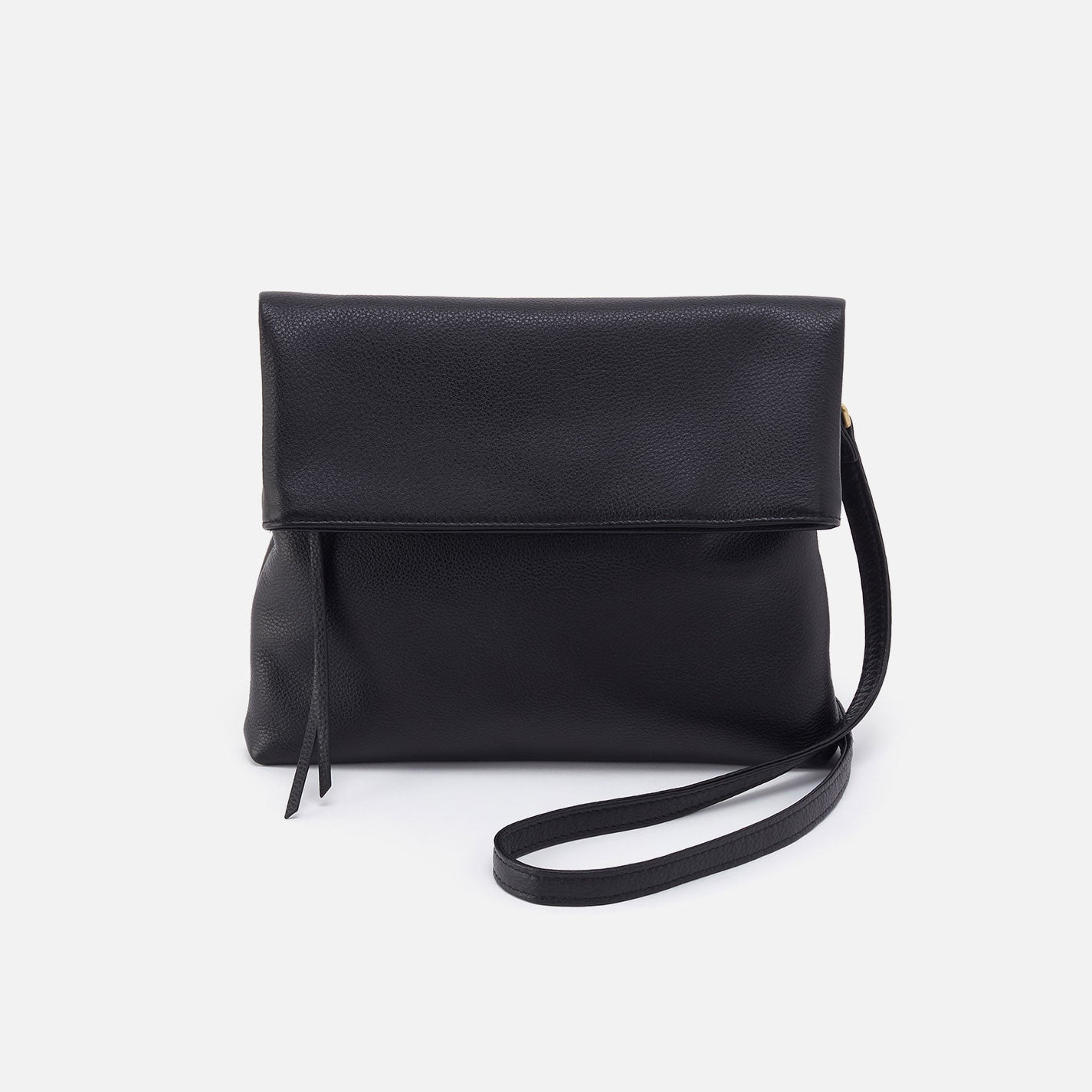 Draft Crossbody in Pebbled Leather – Black