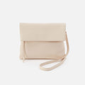 Draft Crossbody In Pebbled Leather – Cream