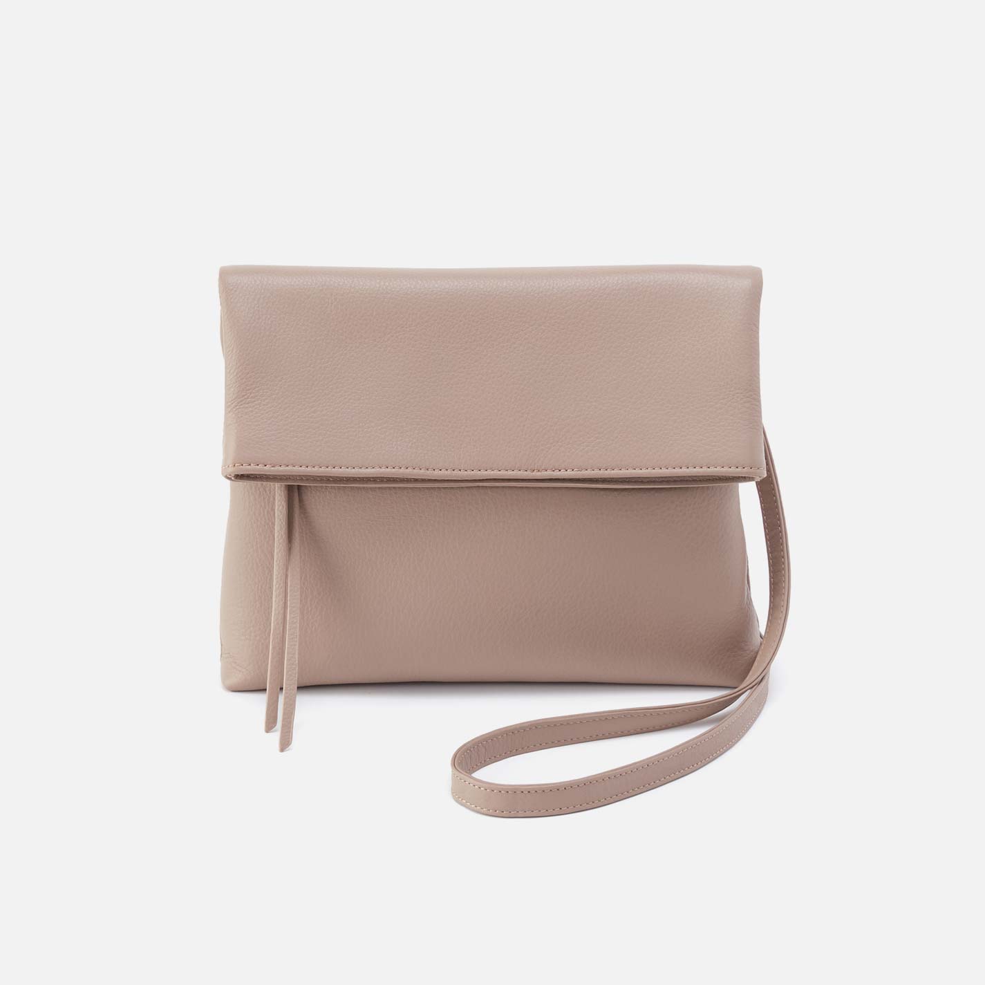 Draft Crossbody in Pebbled Leather – Warm Adobe