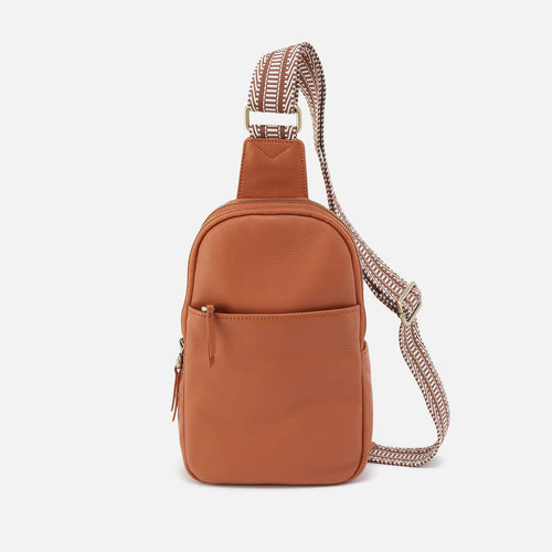 Cass Sling In Pebbled Leather – Butterscotch