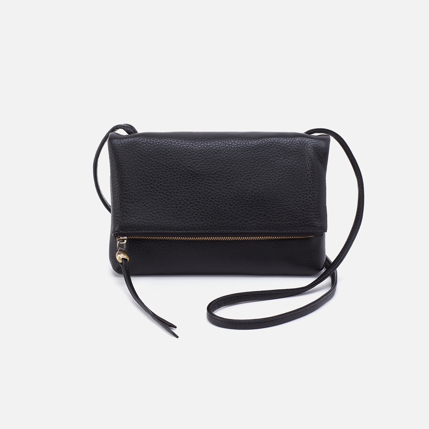 Grant Small Crossbody In Pebbled Leather – Black