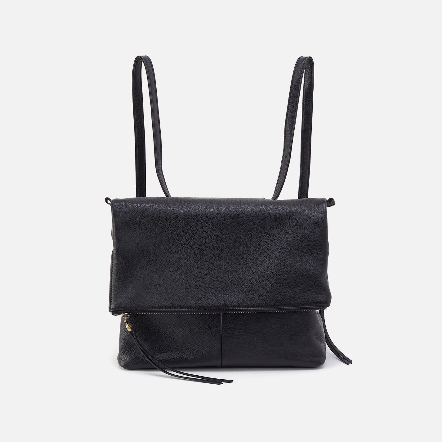 Grant Backpack In Pebbled Leather – Black