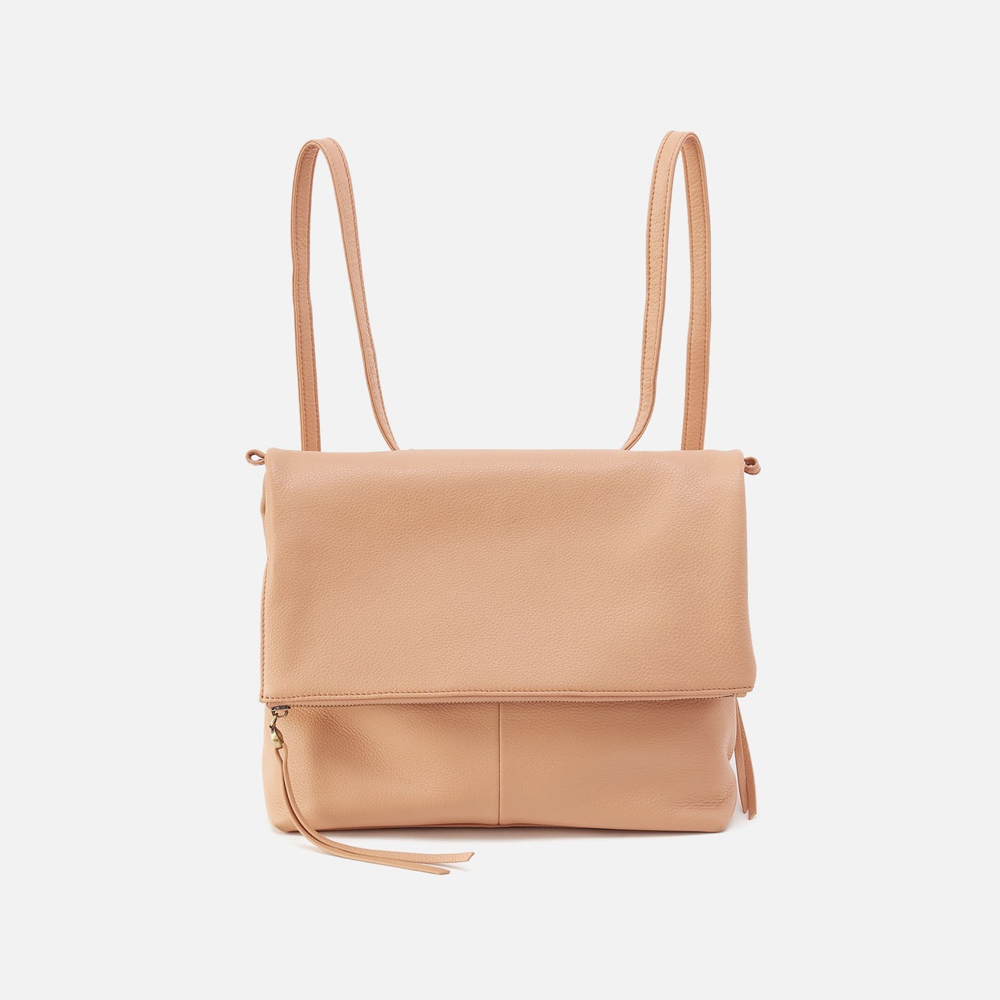 Grant Backpack In Pebbled Leather – Porcini