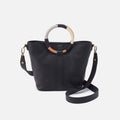 Luna Small Tote In Pebbled Leather – Black