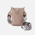 Cass Phone Crossbody in Pebbled Leather – Warm Adobe