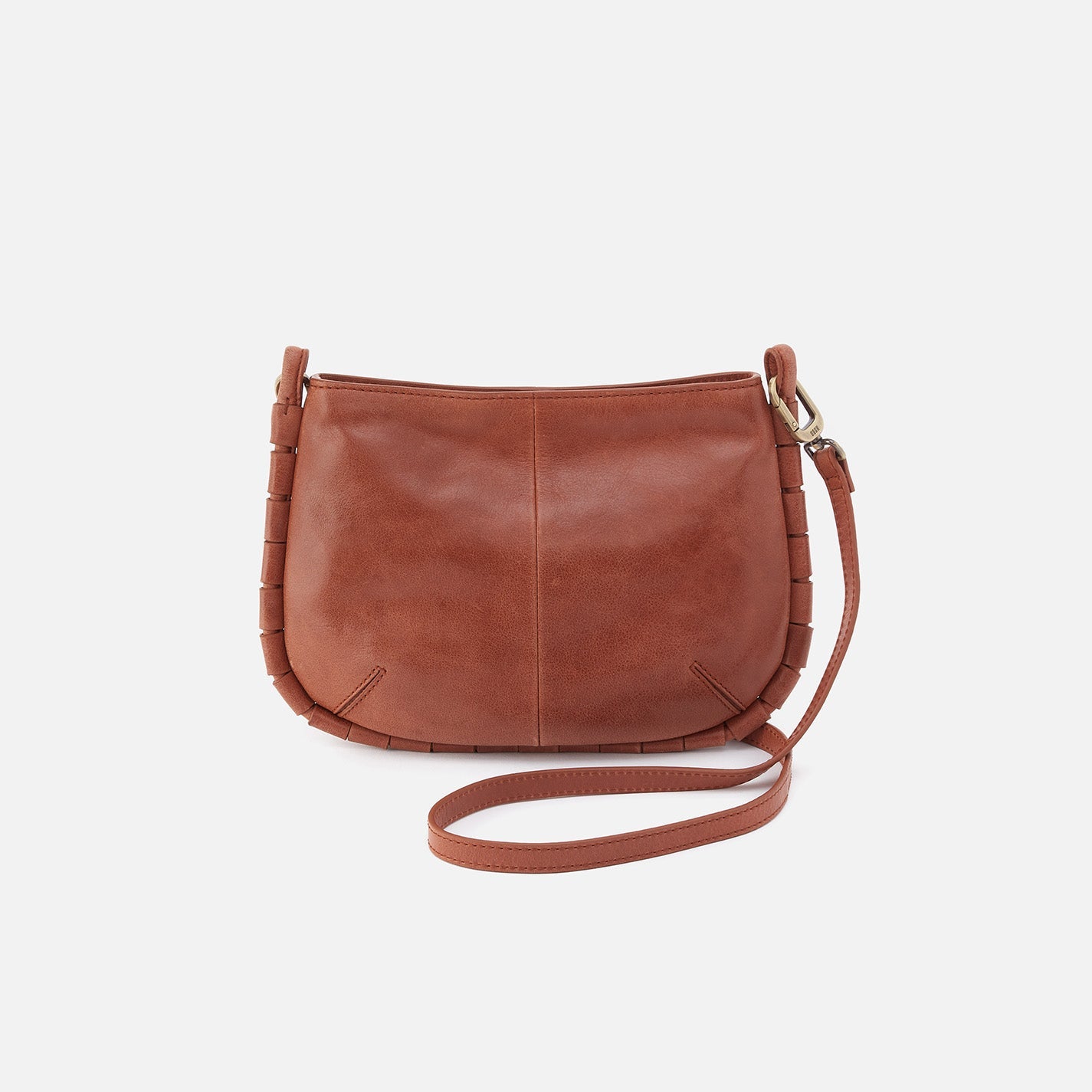 Phoebe Crossbody In Smooth Leather – Saddle