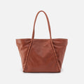 Phoebe Tote In Smooth Leather – Saddle