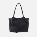 Essential Large Tote In Soft Saffiano Leather – Black