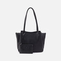 Essential Medium Tote In Soft Saffiano Leather – Black