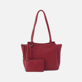Essential Medium Tote In Soft Saffiano Leather – Cranberry