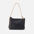Rayna Shoulder Bag in Double-Faced Leather – Black
