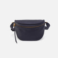 Juno Belt Bag in Smooth Leather – Navy