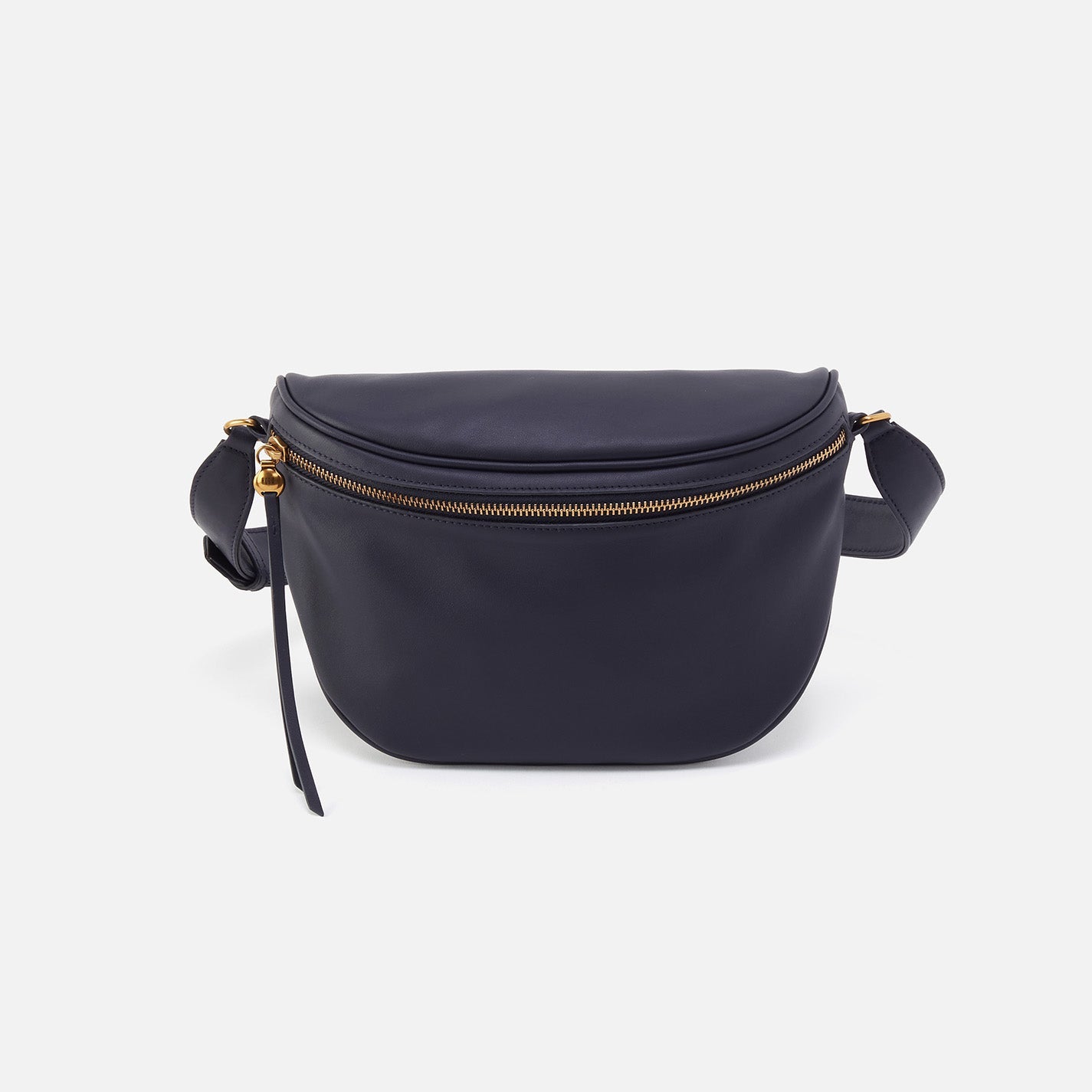 Juno Belt Bag in Smooth Leather – Navy