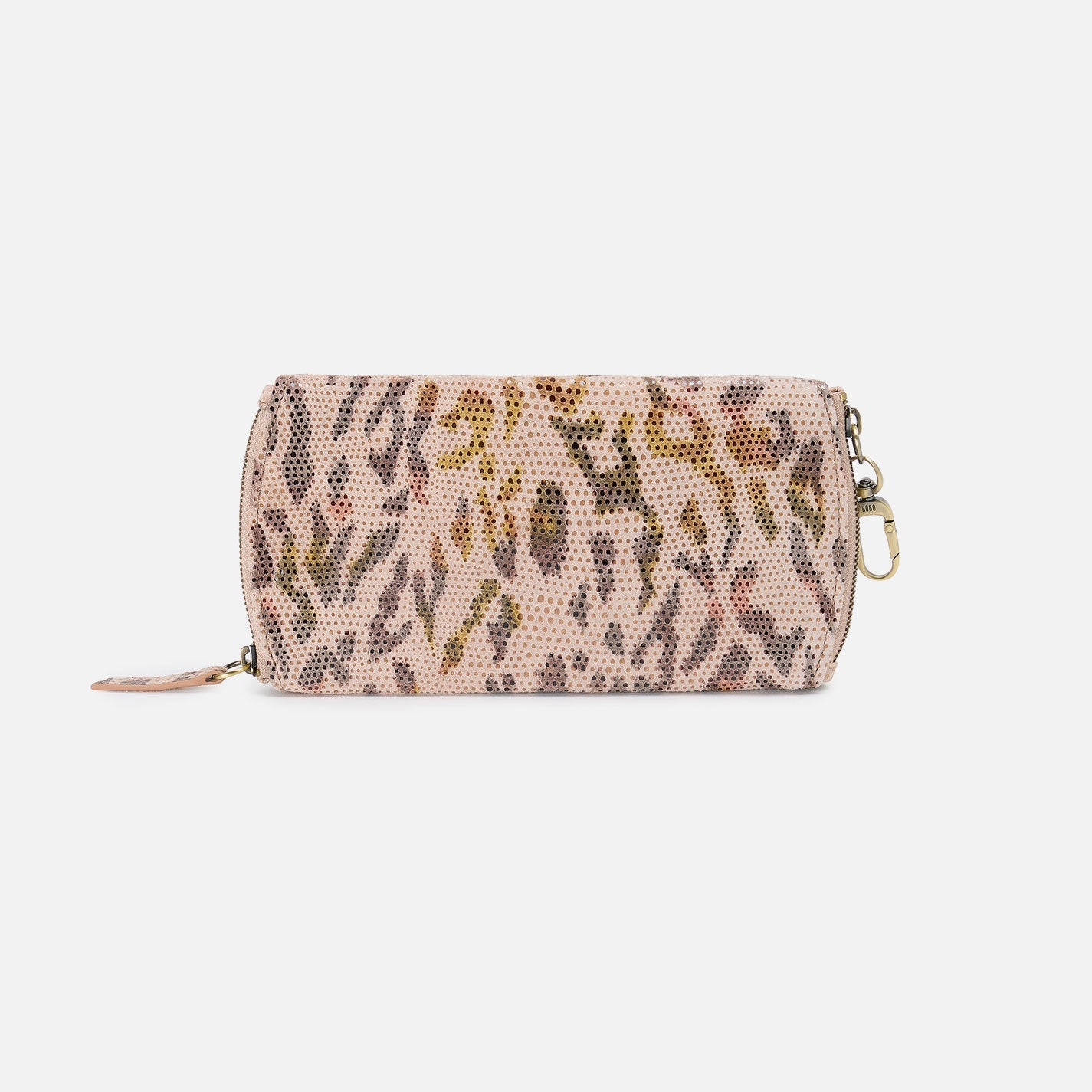 Spark Double Eyeglass Case In Printed Leather – Summer Safari
