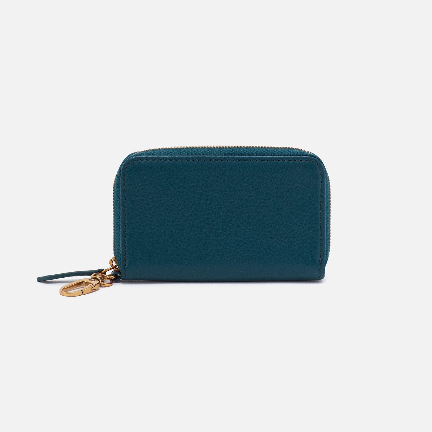 Move Clip Wallet In Pebbled Leather – Midnight Teal