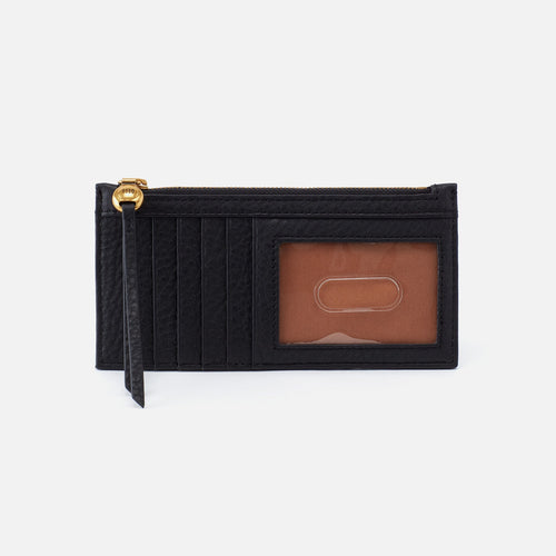 Carte Card Case in Pebbled Leather – Black