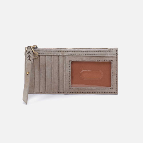 Carte Card Case in Nubuck Leather – Golden Granite