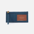 Carte Card Case in Pebbled Leather – Peacock Feather