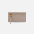 Lumen Continental Wallet in Pebbled Leather – Taupe