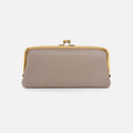 Cora Large Frame Wallet In Pebbled Leather – Taupe