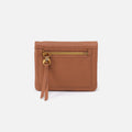 Lumen Mini Wallet in Pebbled Leather – Warm Honey