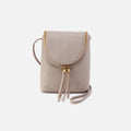 Fern Crossbody in Pebbled Leather – Taupe