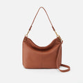 Pier Shoulder Bag in Pebbled Leather – Cashew