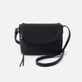 Fern Messenger Crossbody In Pebbled Leather – Black