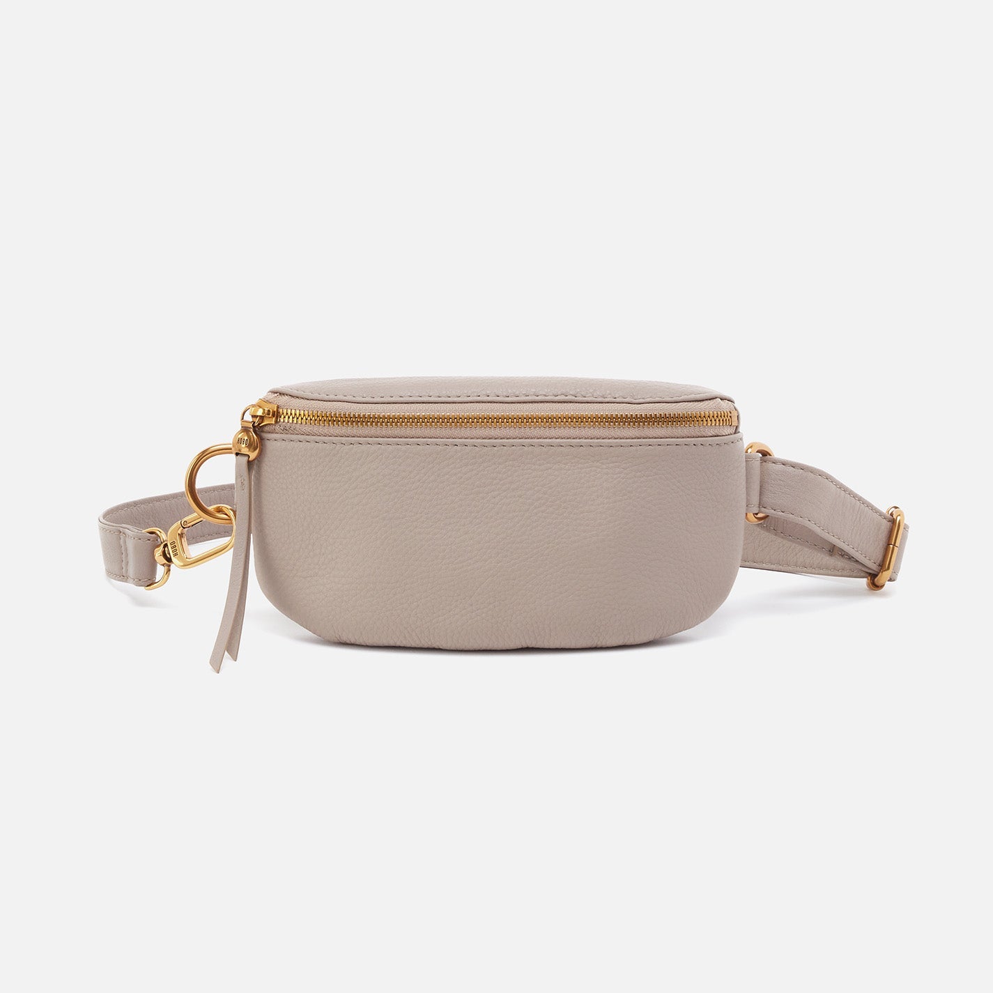 Fern Belt Bag In Pebbled Leather – Taupe