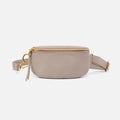 Fern Belt Bag In Pebbled Leather – Taupe
