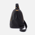 Fern Sling in Pebbled Leather – Black