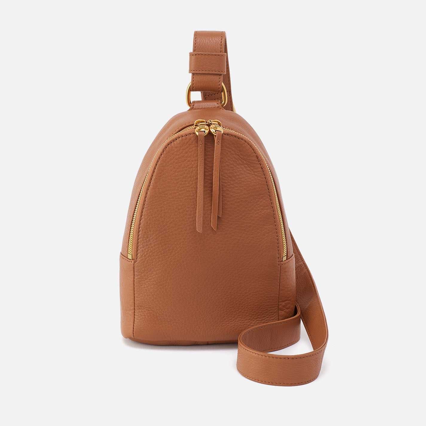 Fern Sling in Pebbled Leather – Warm Honey