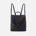 Fern Backpack in Pebbled Leather – Black